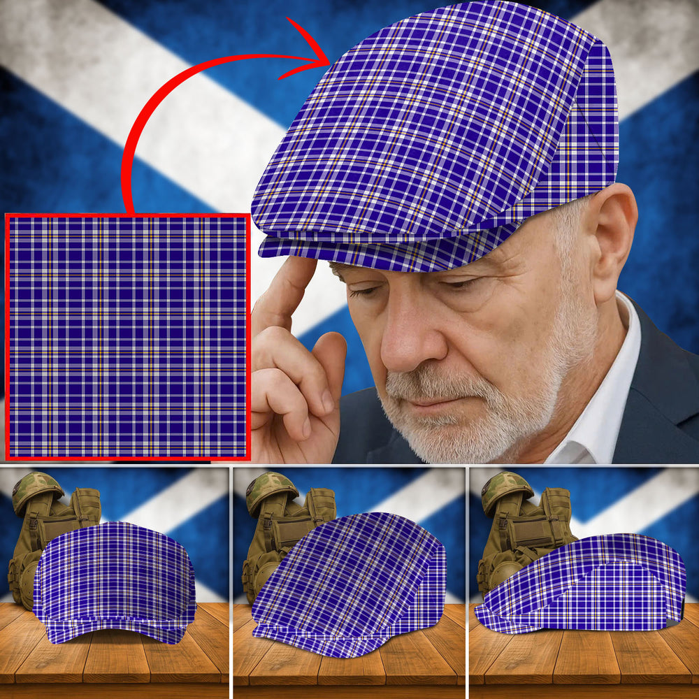 Clan Ochterlony Tartan Flat Cap XO56 Ochterlony Tartan Tartan Today