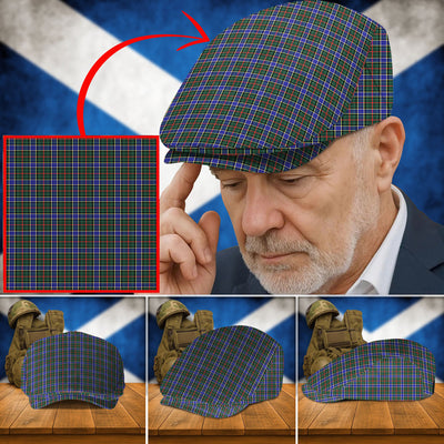 Clan Ogilvie Hunting Modern Tartan Flat Cap OL34