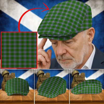 Clan Pringle Tartan Flat Cap NV44