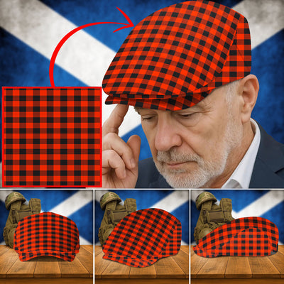 Clan Rob Roy MacGregor Ancient Tartan Flat Cap FD35