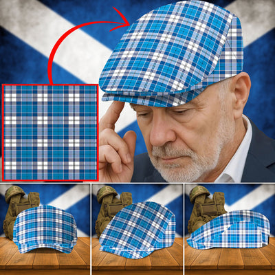 Clan Roberton Tartan Flat Cap VR30