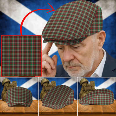 Clan Scott Brown Ancient Tartan Flat Cap UY33