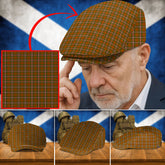 Clan Scott Brown Modern Tartan Flat Cap HP62 Scott Brown Modern Tartan Tartan Today