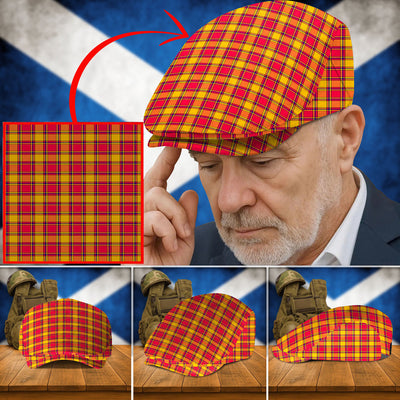 Clan Scrymgeour Tartan Flat Cap MW30