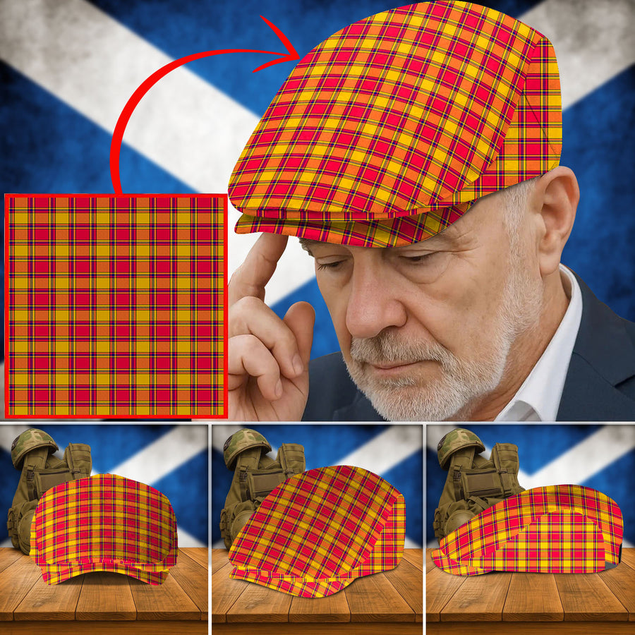 Clan Scrymgeour Tartan Flat Cap