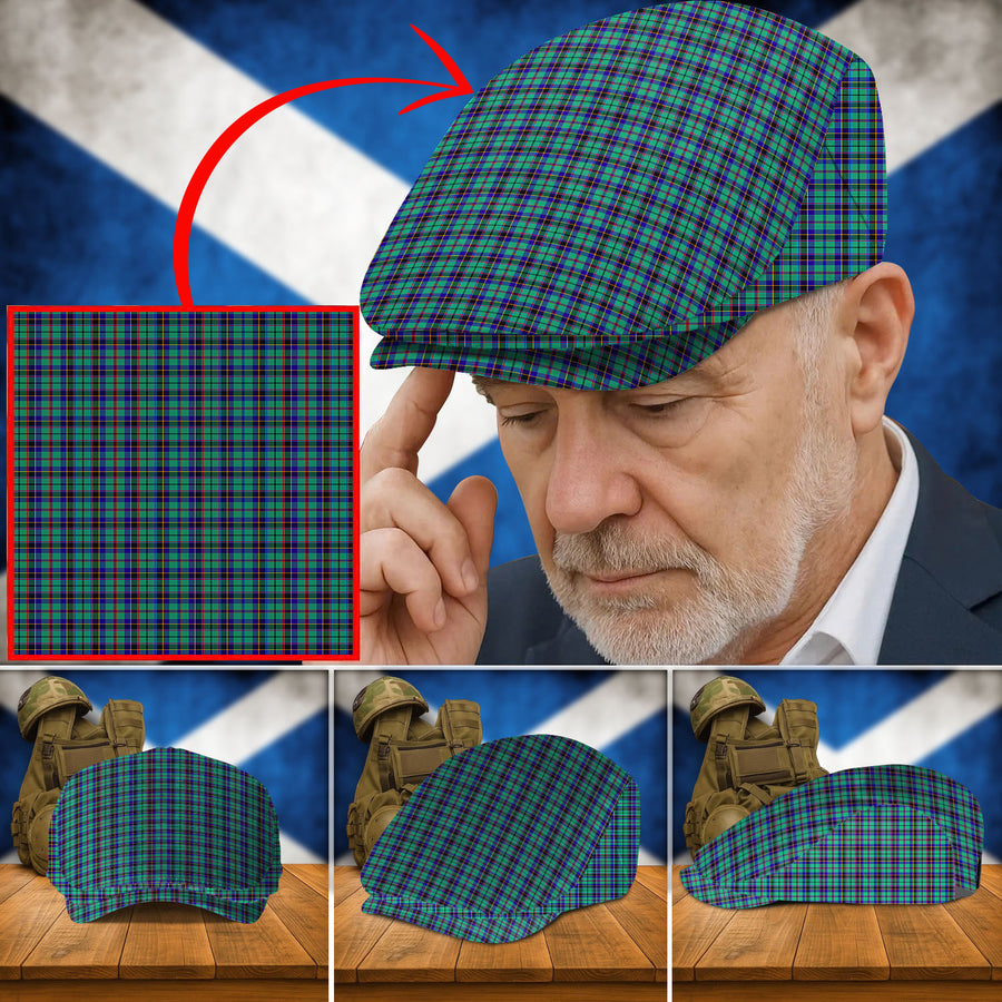 Clan Stevenson Tartan Flat Cap