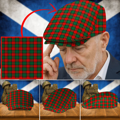 Clan Stewart Atholl Modern Tartan Flat Cap ZO74