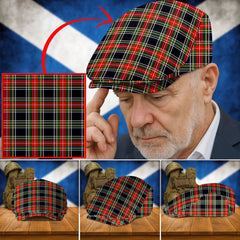 Clan Stewart Black Tartan Flat Cap VF16 Stewart Black Tartan Tartan Today