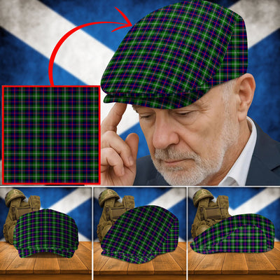 Clan Sutherland Modern Tartan Flat Cap TO42