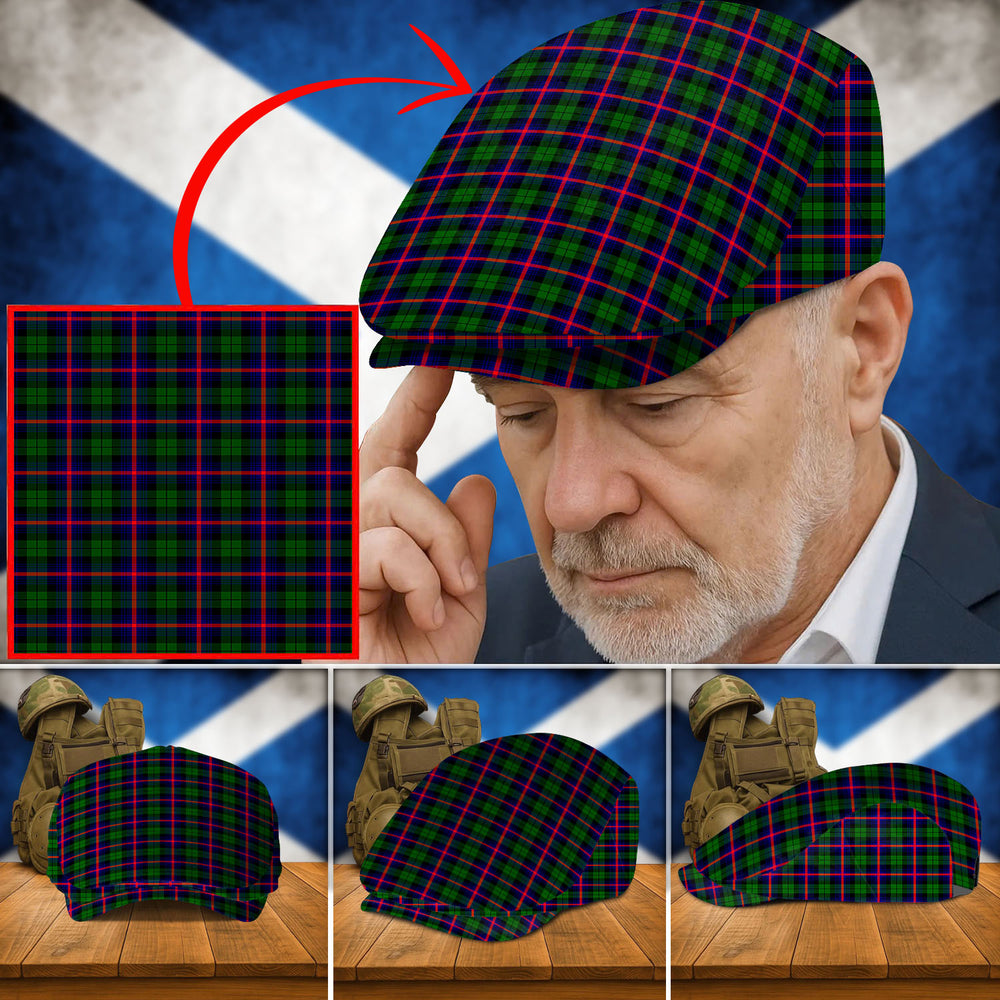 Clan Urquhart Modern Tartan Flat Cap TM85 Urquhart Modern Tartan Tartan Today