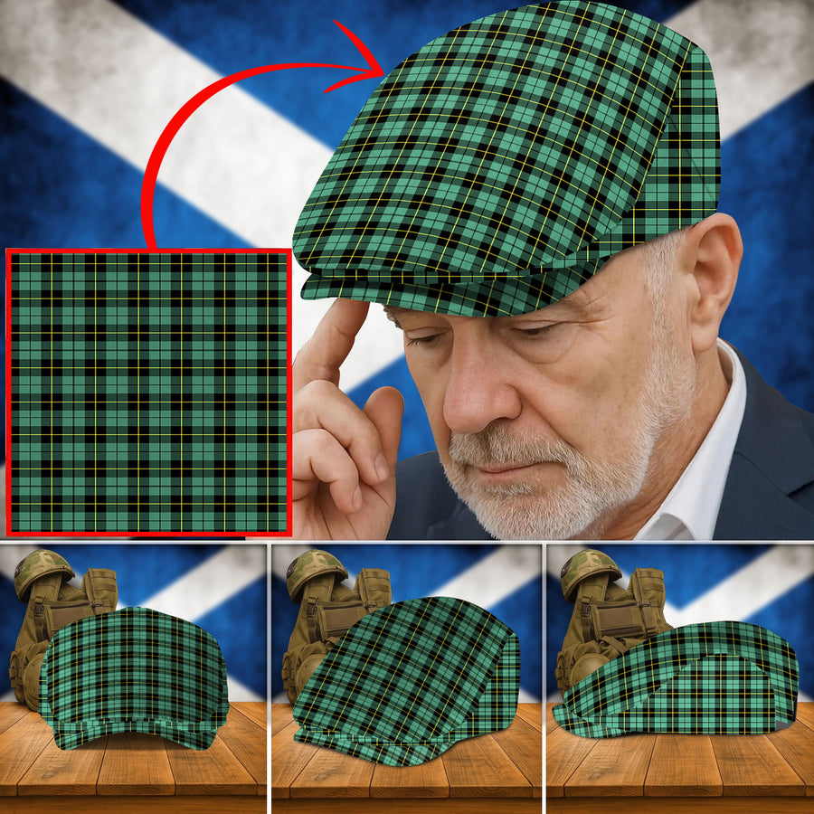 Clan Wallace Hunting Ancient Tartan Flat Cap JU48 Wallace Hunting Ancient Tartan Tartan Today