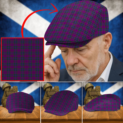 Clan Wardlaw Tartan Flat Cap XF91