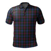 Clan Clark 01 Tartan Polo Shirt ZM41 Clark 01 Tartan Tartan Polo