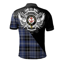 Clan Clark Clan - Military Polo Shirt DP61 Clark Tartan Tartan Polo