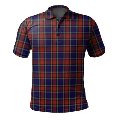Clan Clark Red Tartan Polo Shirt
