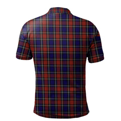 Clan Clark Red Tartan Polo Shirt UC15 Clark Red Tartan Tartan Polo