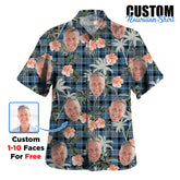Clan Clark Ancient Tartan Custom Face Hawaiian Shirt – Unisex Gift for Family Members, Summer Party YS12 Clark Ancient Tartan Tartan Hawaii Shirt