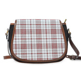 Clan Clayton Tartan Saddle Handbags QK43 Clan Borthwick Tartan Today