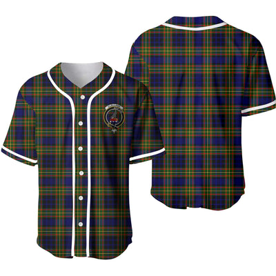 Clan Clelland Tartan Unisex Baseball Jersey
