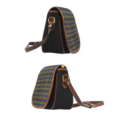 Clan Clelland Modern Tartan Saddle Handbags JW30 Clan Clelland Tartan Today