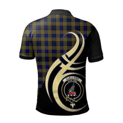 Clan Clelland Modern Tartan Polo Shirt - Believe In Me Style LK64 Clelland Modern Tartan Tartan Polo