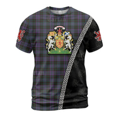 Personalized Clan Clergy Green Tartan Shirt with Scotland Coat of Arms & Custom Name NE45