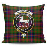 Clan Cochrane Modern Tartan Crest Pillow Cover NU28 Clan Cochrane Tartan Today
