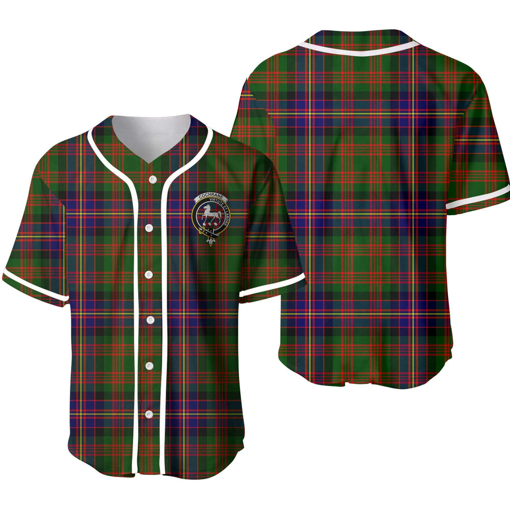 Clan Cochrane Tartan Unisex Baseball Jersey CE36RS46 Clan Cochrane Tartan Today