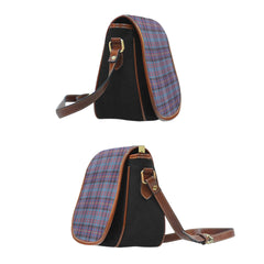 Clan Cochrane Azure Tartan Saddle Handbags AY55 Clan Cochrane Tartan Today