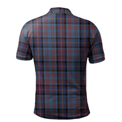 Clan Cochrane Azure Tartan Polo Shirt ND23 Cochrane Azure Tartan Tartan Polo
