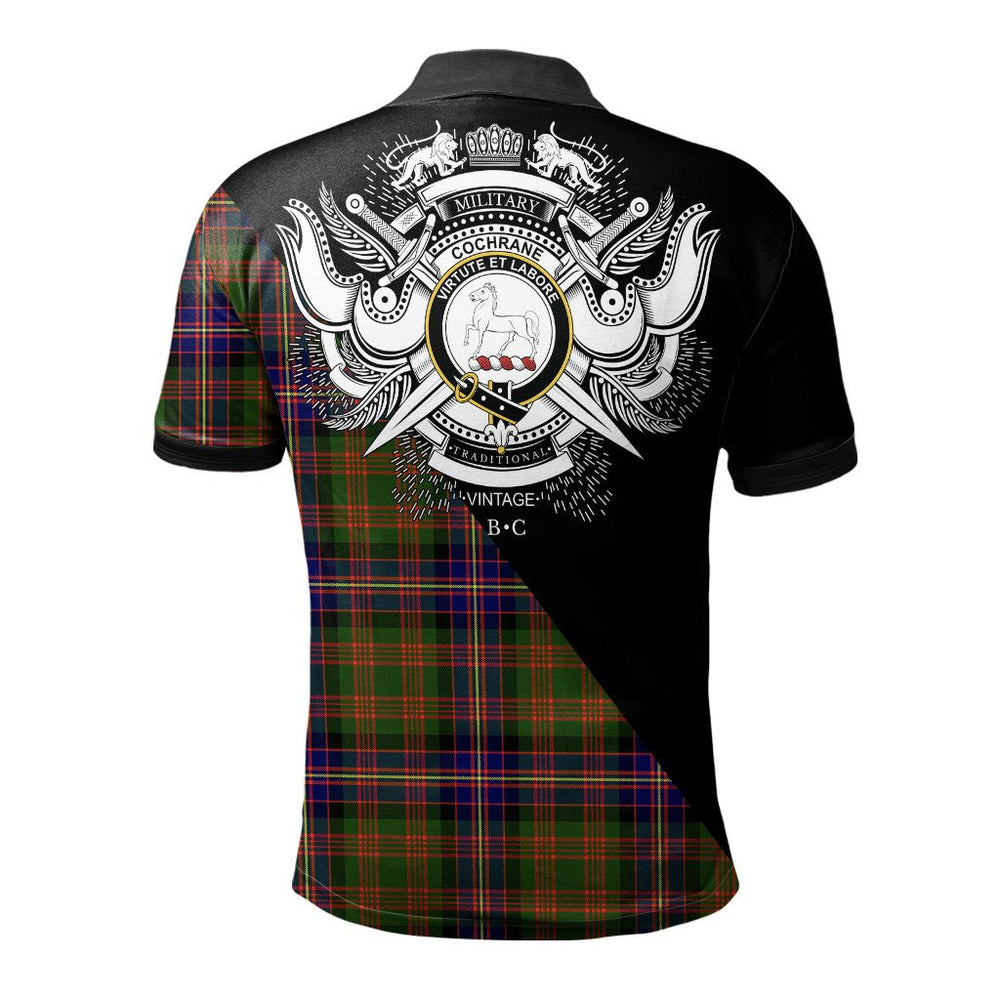 Clan Cochrane Modern Clan - Military Polo Shirt UZ29 Cochrane Modern Tartan Tartan Polo