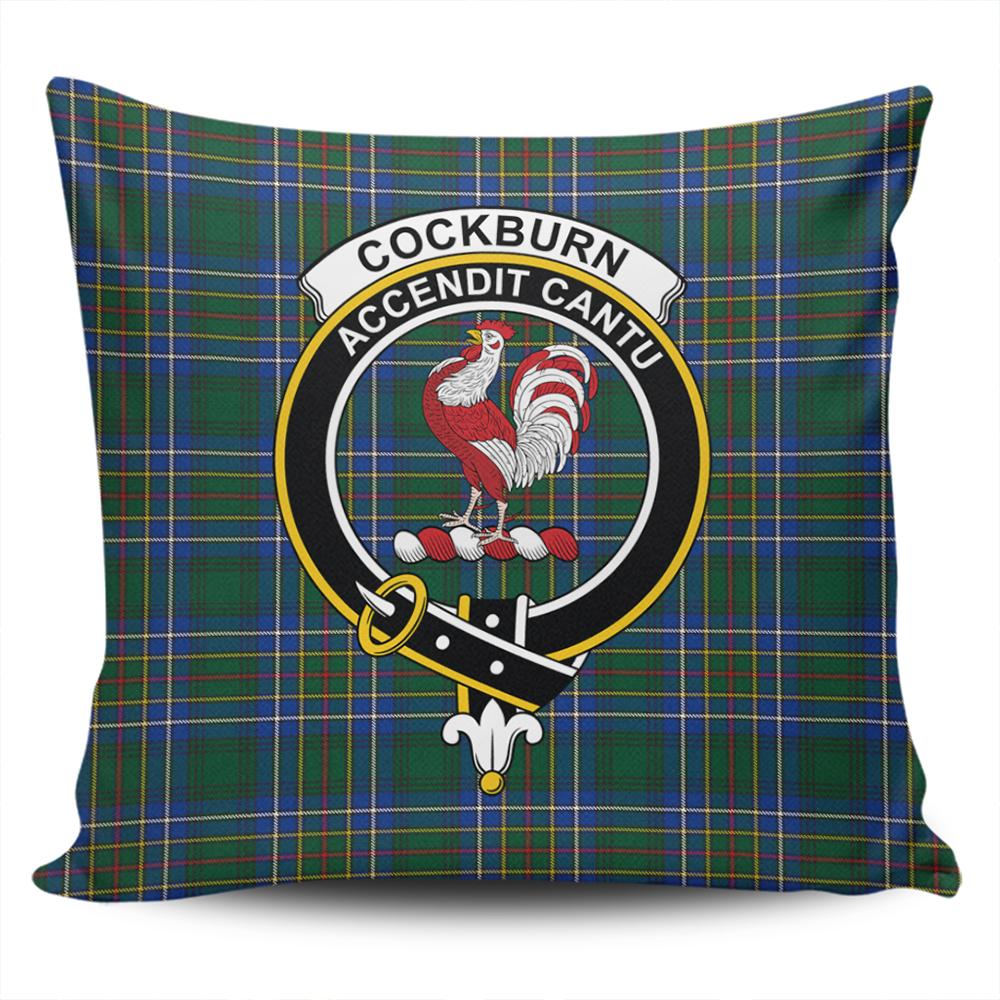 Clan Cockburn Ancient Tartan Crest Pillow Cover PJ39 Clan Cockburn Tartan Today