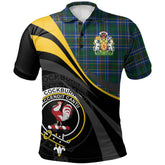 Clan Cockburn Ancient Tartan Polo Shirt - Royal Coat Of Arms Style GQ55 Cockburn Ancient Tartan Tartan Polo