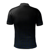 Clan Cockburn Blue Tartan Polo Shirt - Alba Celtic Style NZ70 Cockburn Blue Tartan Tartan Polo