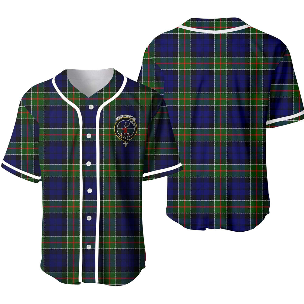 Clan Colquhoun Tartan Unisex Baseball Jersey NY37HI78 Clan Colquhoun Tartan Today