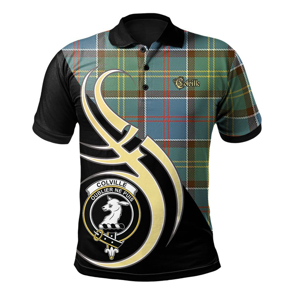Clan Colville Tartan Polo Shirt - Believe In Me Style GX45 Colville Tartan Tartan Polo