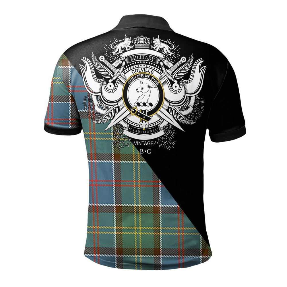 Clan Colville Clan - Military Polo Shirt ZN59 Colville Tartan Tartan Polo