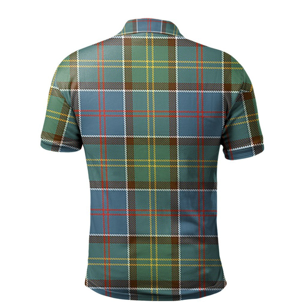 Clan Colville Tartan Polo Shirt YK44 Colville Tartan Tartan Polo