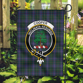 Clan Cooper Tartan Crest 2 Garden Flag RS61 Clan Cooper Tartan Today
