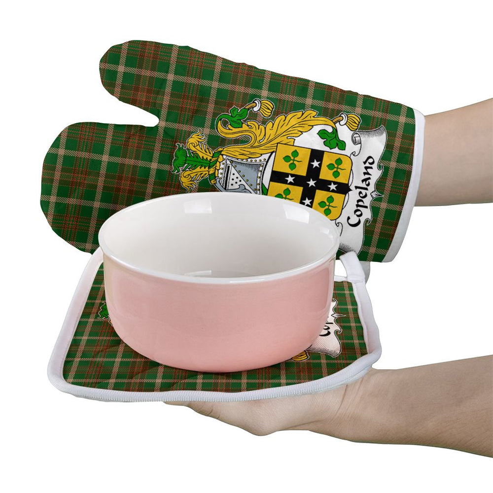 Clan Copeland Tartan Crest Oven Mitt And Pot Holder (2 Oven Mitts + 1 Pot Holder) KA20 Clan Borthwick Tartan Today