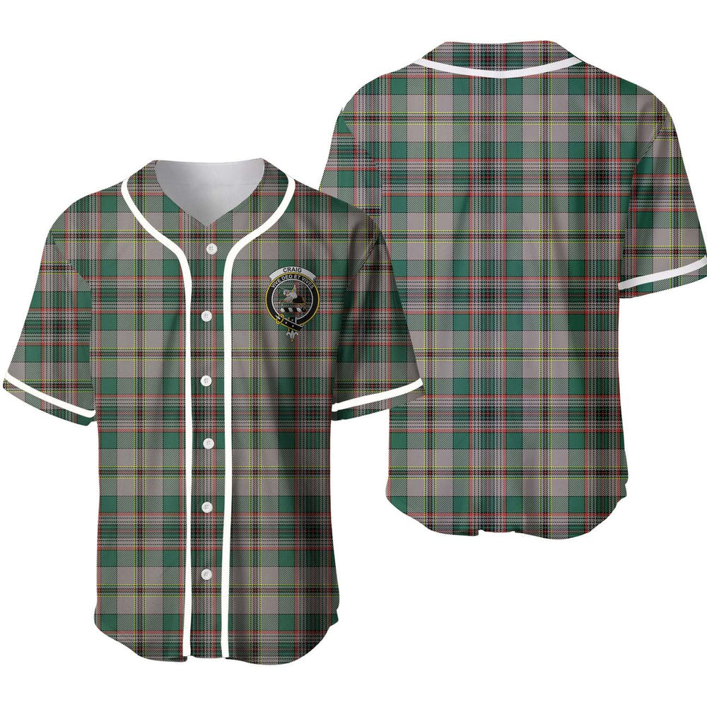 Clan Craig Tartan Unisex Baseball Jersey GX45TF29 Clan Craig Tartan Today