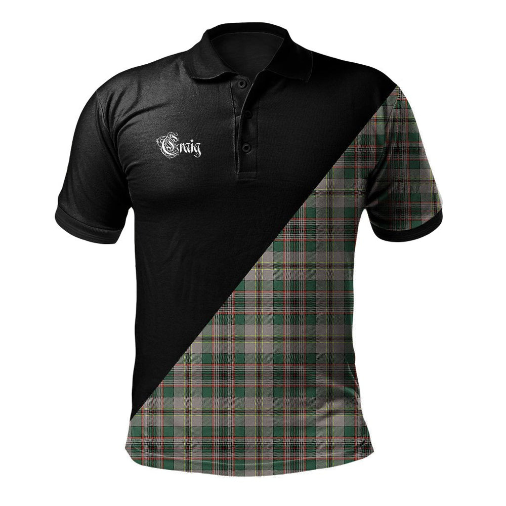 Clan Craig Ancient Clan - Military Polo Shirt QX51 Craig Ancient Tartan Tartan Polo