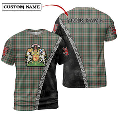Craig Ancient Tartan Shirt with Scotland Coat of Arms & Custom Name JT12