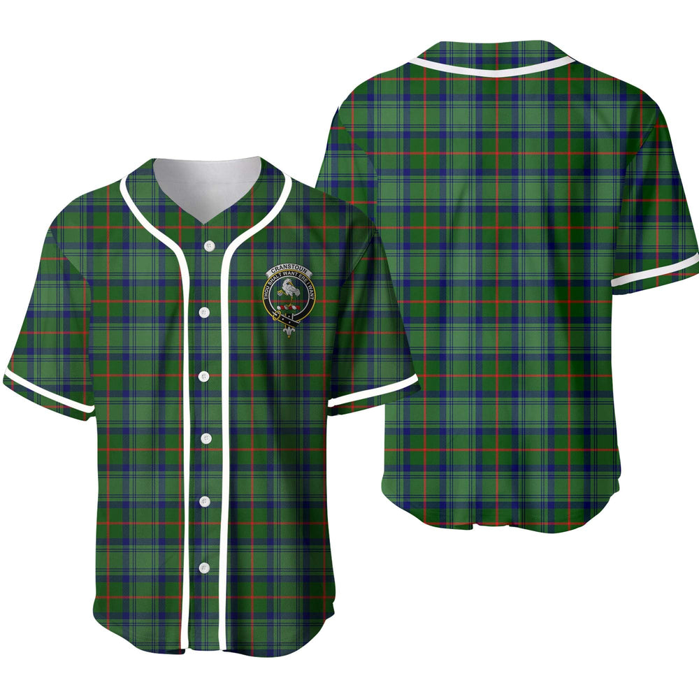 Clan Cranstoun Tartan Unisex Baseball Jersey YP42CM64 Clan Cranstoun Tartan Today