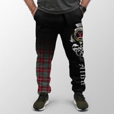 Clan Crawford Modern Tartan Crest Jogger Sweatpants Alba Celtic Style WF22 Clan Crawford Tartan Today