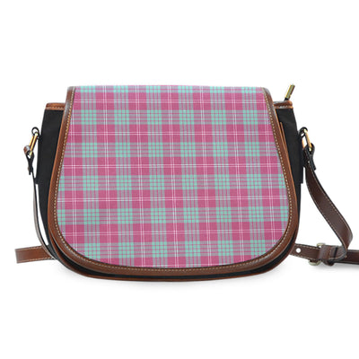 Clan Crawford Ancient Tartan Saddle Handbags