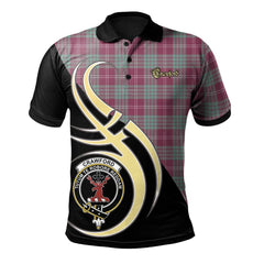 Clan Crawford Ancient Tartan Polo Shirt - Believe In Me Style JS55 Crawford Ancient Tartan Tartan Polo