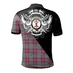 Clan Crawford Ancient Clan - Military Polo Shirt UT75 Crawford Ancient Tartan Tartan Polo