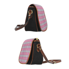 Clan Crawford Ancient Tartan Saddle Handbags UP36 Clan Crawford Tartan Today