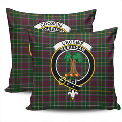Clan Crosbie Tartan Crest Pillow Cover FM94 Clan Crosbie Tartan Today